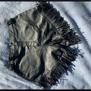 Fringe shorts